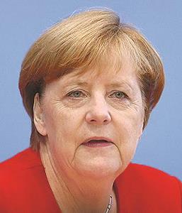 ドイツのメルケル首相の写真