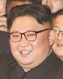 金正恩朝鮮労働党委員長の写真