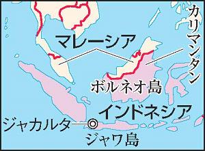 インドネシアの地図画像