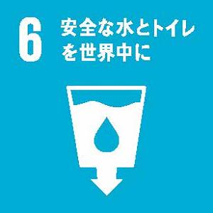 「6　安全な水とトイレを世界中に」のアイコン