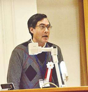 京都大学数理解析研究所の望月新一教授の写真