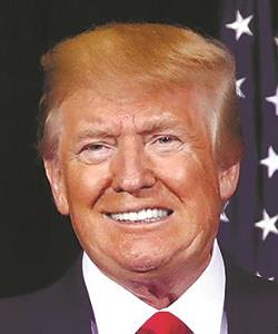 トランプ大統領の写真
